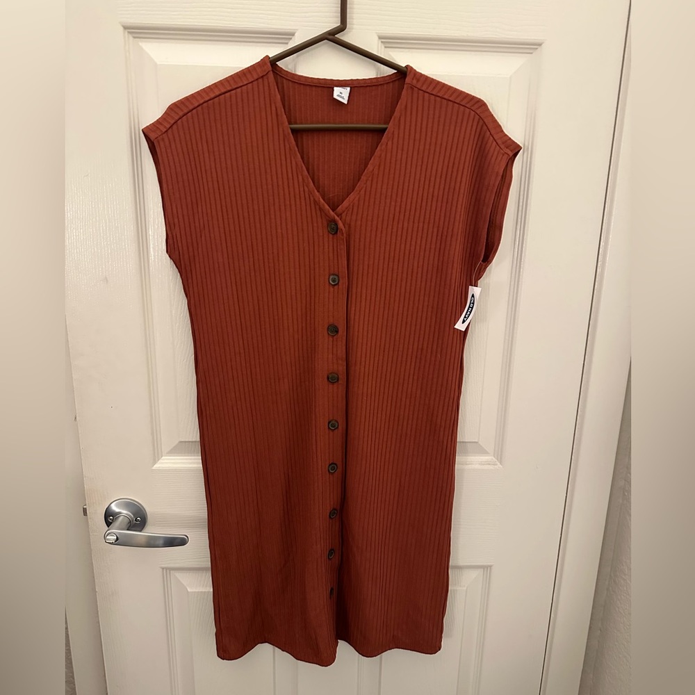 Old Navy dress- rust color